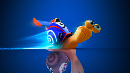 عکس کارتونی حلزون توربو turbo character snail