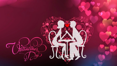 پوستر مخصوص روز ولنتاین valentine day wallpaper