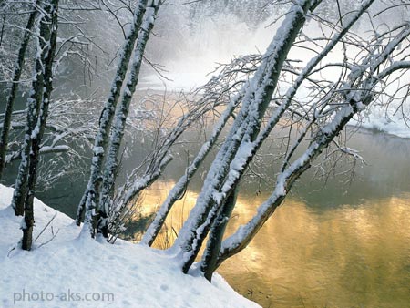 منظره برفی بسیار زیبا winter beautiful picture