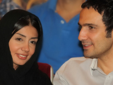 محمدرضا فروتن و همسرش