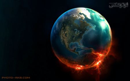 عکس فانتزی کره زمین map of earth
