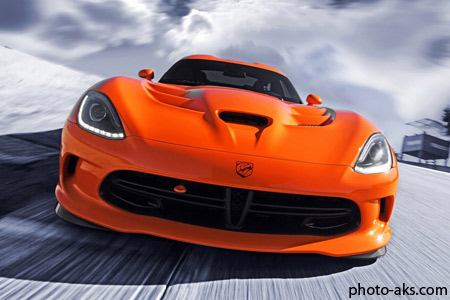 پوستر جدید ماشین سوپر اسپرت 2014 orange srt viper car
