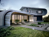 معماری سبز خانه چوبی مدرن
