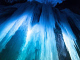 آبشار یخ زده پارک کلرادو