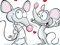 عکس دو موش کارتونی شاد