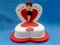 کیک تولد همسر با طرح قلب