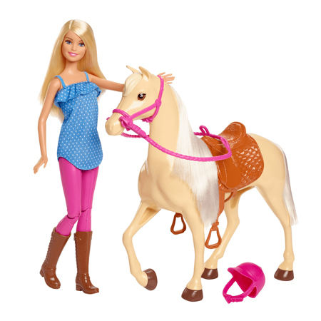 عروسک باربی با اسب barbie doll with horse