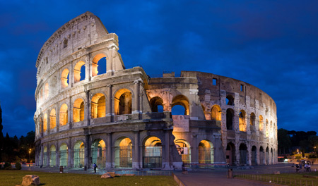 کولوسئوم در شهر رم ایتالیا colosseum in rome italy