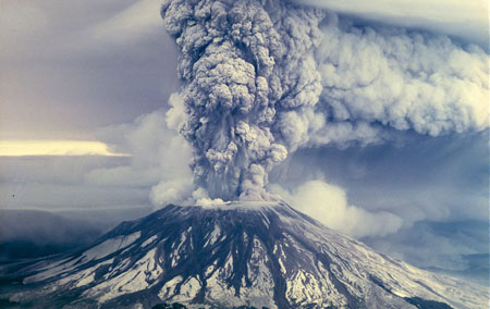 فوران کوه آتش فشان eruption mountain