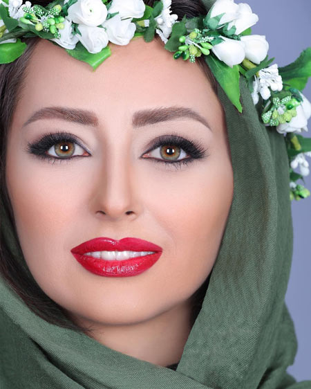 نفیسه روشن با آرایش زیبا nafiseh roshan makeup