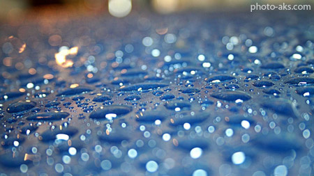 والپیپر قطرات باران rain drop wallpaper