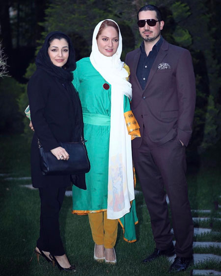 عکس جدید مهناز افشار و همسرش mahnaz afshar hamsar