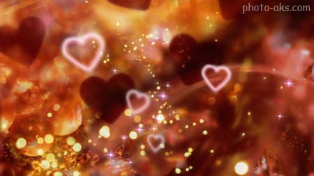 والپیر زیبای قلب های درخشان shiny red hearts love