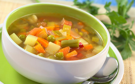 سوپ سبزیجات مقوی vegetable soup