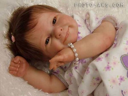 عکس عروسک واقعی نوزاد دختر arosak vagei