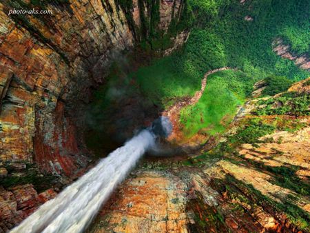 زیباترین نما از آبشار best view of waterfall
