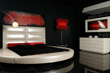 دکوراسیون سیاه مدرن اتاق خواب black bedroom idea