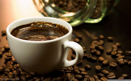 فنجان قهوه تلخ سیاه coffe cup