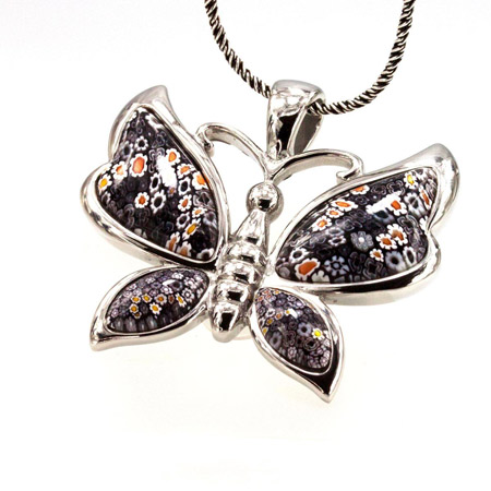مدل گرنبند خوشگل پروانه butterfly necklace