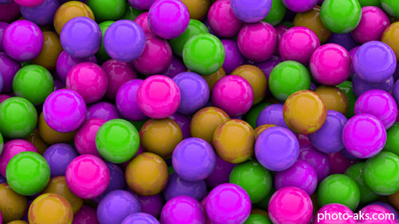آبنبات های رنگی دایره ای candies colorfull wallpaper