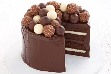 عکس کیک شکلاتی ساده chocolate celebration cake