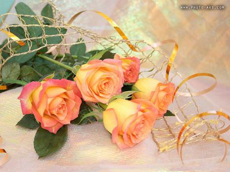 دسته گل رز عروسی dasteh gole roze