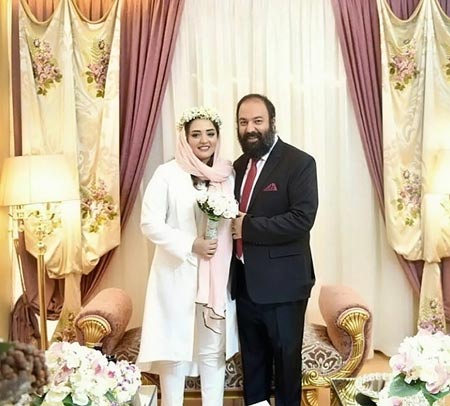 عکس مراسم ازدواج نرگس محمدی ezdevaj narges mohamadi