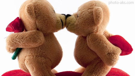 بوسه خرس های عروسکی khers valentine