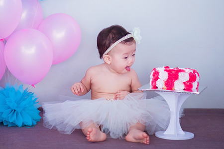 عکس کیک تولد نوزاد شکمو aks nozad shekamo