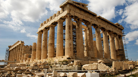 معبد پارتنون در آتن یونان parthenon in greece