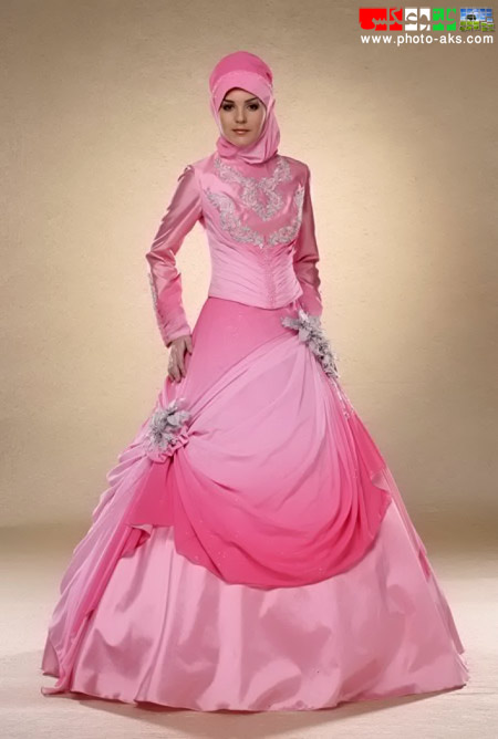 لباس مجلسی صورتی دخترانه pink girls prom dress