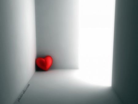 قلب قرمز تنها red alone heart