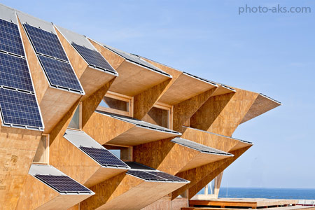 نمونه های معماری پایدار solar sustainable architecture