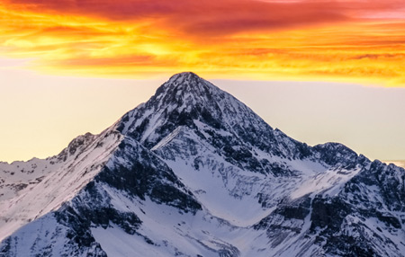 طلوع خورشید کوه های راکی کلرادو sunrise colorado rocky mountains