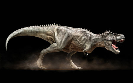 دایناسور گوشت خوار تی رکس trex dinosaurs atack