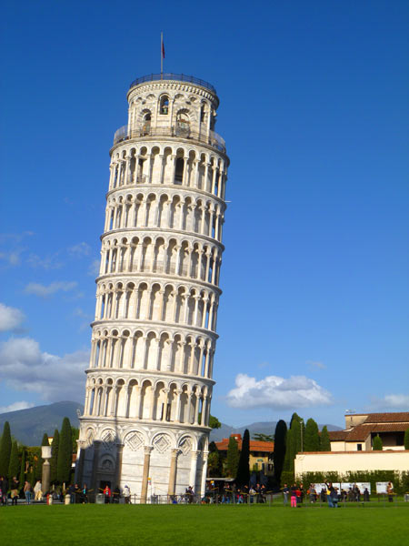 عکس برج کج پیزا ایتالیا tower of pisa italy
