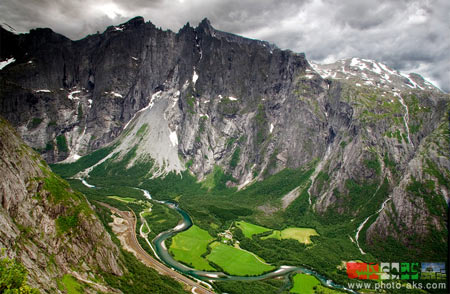 مناظر کوه های نوروژ mountain on the Norwegian