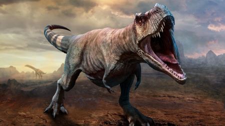 عکس ترسناک دایناسور تیرکس tyrannosaurus rex