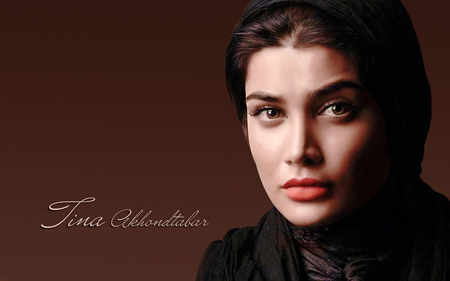پوستر زیبا تینا آخوند تبار بازیگر زن wallpaper tina akhondtabar