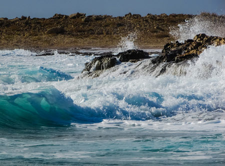 تصویر زیبای منظره امواج ساحل دریا wave sea surf wallpaper