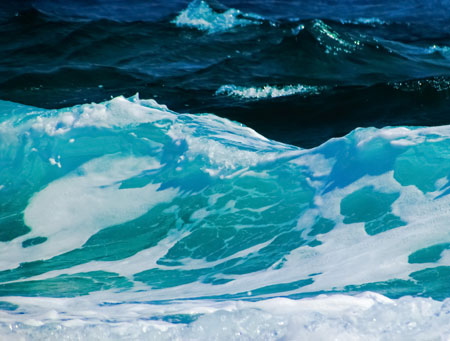 والپیپر امواج خروشان دریا waves sea foam surf
