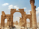 عکس شهر باستانی پالمیرا سوریه