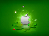 والپیپر لوگوی سبز اپل