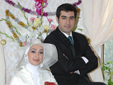 الهام حمیدی و همسرش