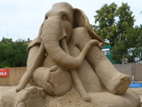 مجسمه شنی فیل